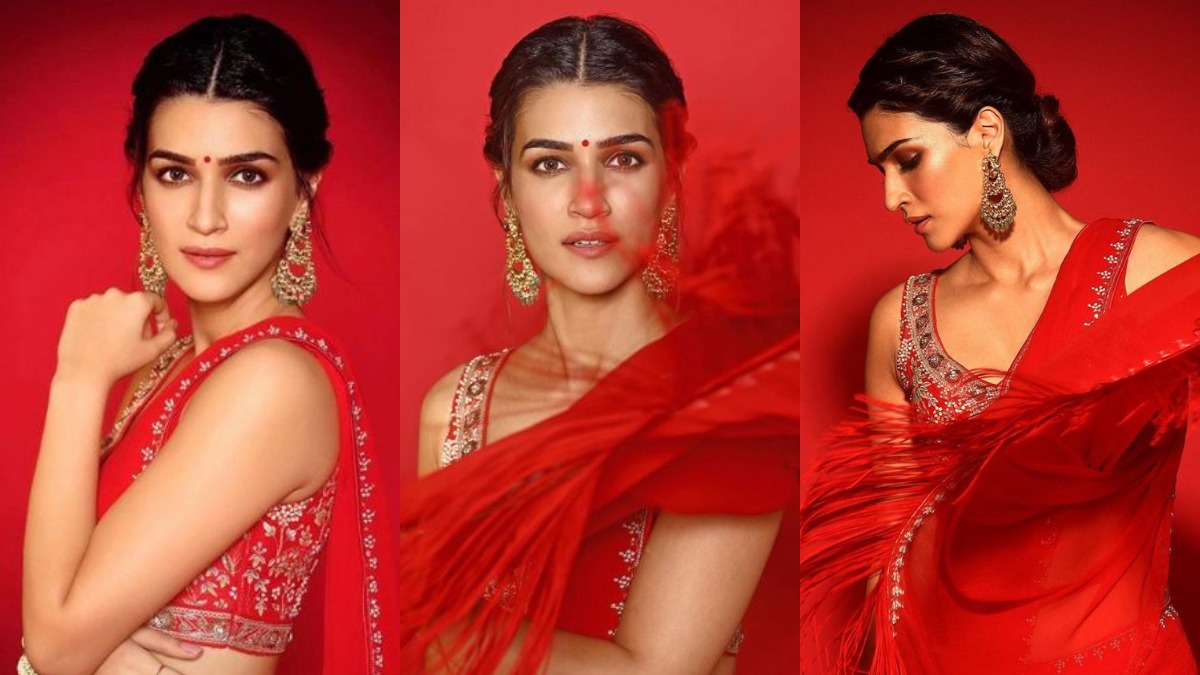 Kriti Sanon's latest saree look is THE inspiration you need for Diwali |  Fashion News – India TV