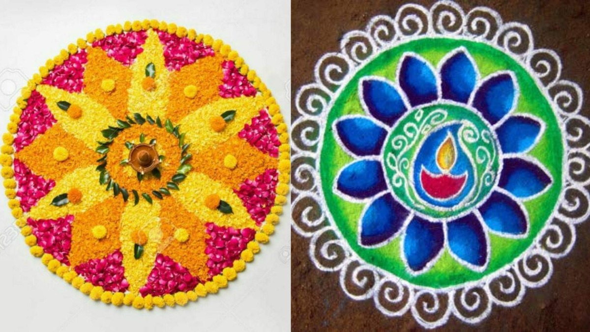 10 Super Simple Rangoli Designs To Make Your Diwali Extra