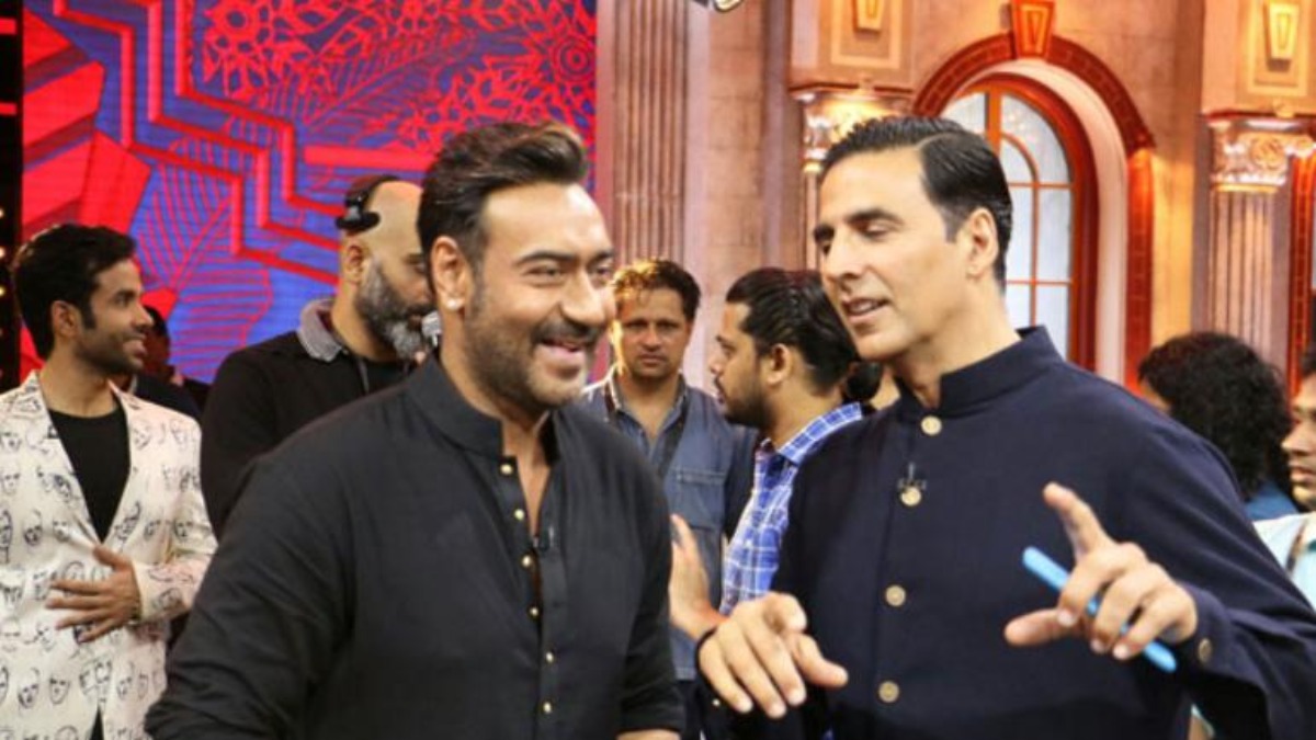 Akshay Kumar Wishes 'love And Luck' To Ajay Devgn For 100th Film ...