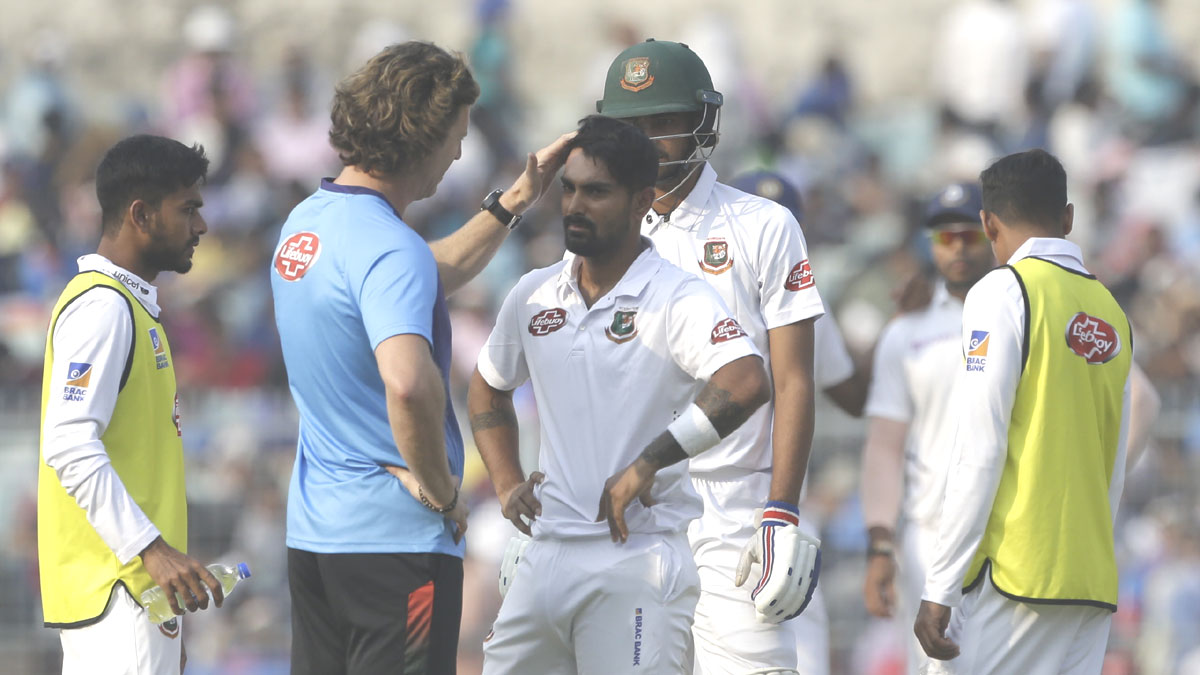 Day-Night Test: Mehidy Hasan replaces Liton Das as concussion substitute