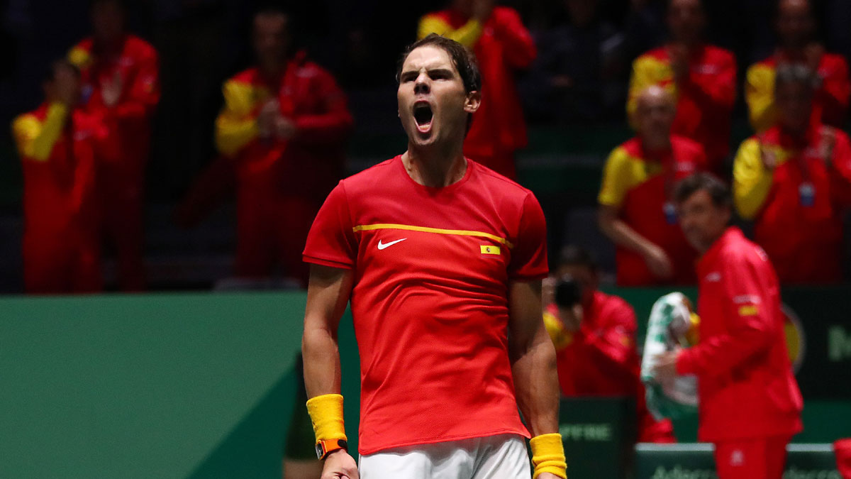 Davis Cup Finals Rafael Nadal leads Spain to win over Russia Tennis