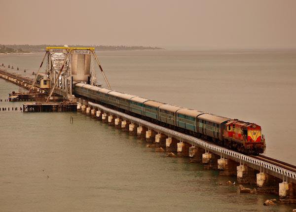 Work on a new Pamban rail bridgeover the sea connecting this holy island to the mainland inTamil Nadu got off to a start(Representational Image)