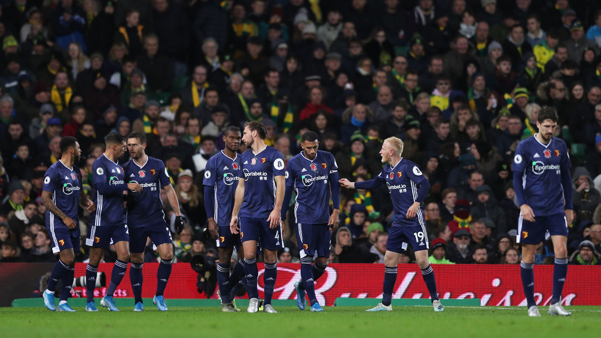 Premier League: Watford beat Norwich 2-0 to earn maiden win of season