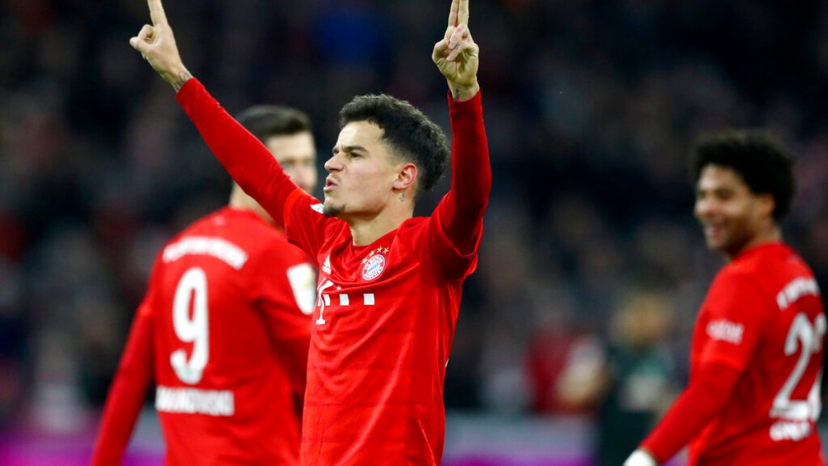 Bundesliga: Philippe Coutinho shines as Bayern bounce back with 6-1 win over Bremen