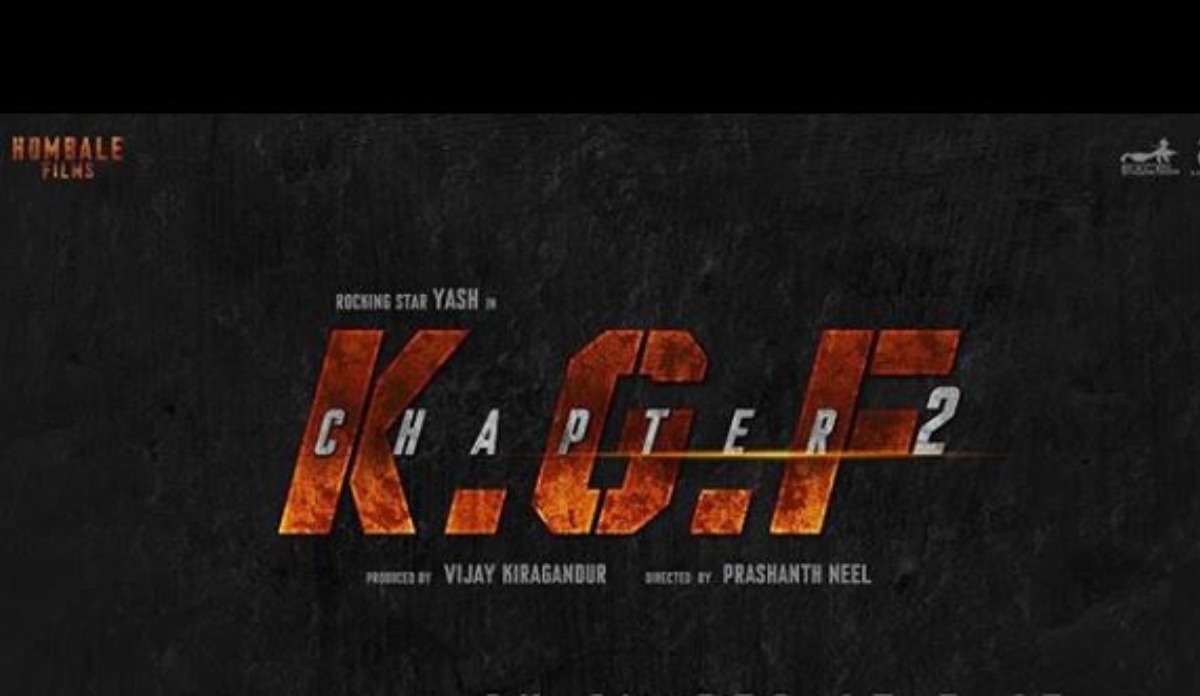 First Look Poster Of Kgf Chapter 2 To Be Unveiled On Chapter 1 S