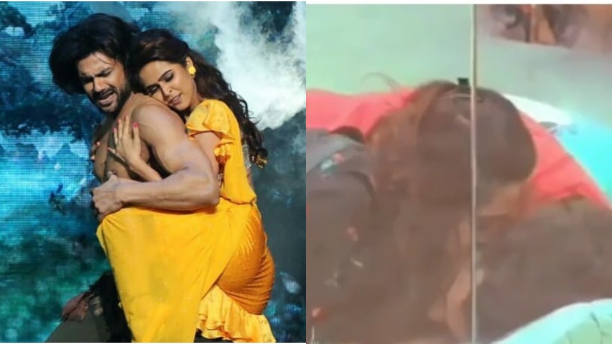 Madhurima Tuli Sex - Bigg Boss 13: Madhurima Tuli, Vishal Aditya Singh try to mend their ugly  relationship with kisses. Watch video | Tv News â€“ India TV
