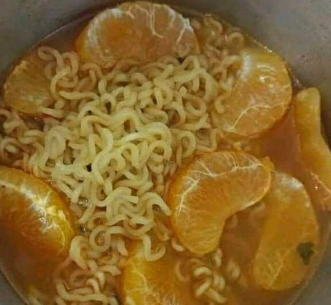 is at it again making us nauseous with dish made of noodles