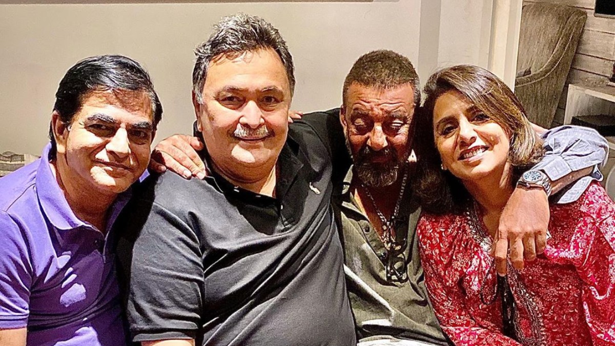 Sanjay Dutt's latest picture with Neetu & Rishi Kapoor has fan worried over  his health | Celebrities News – India TV