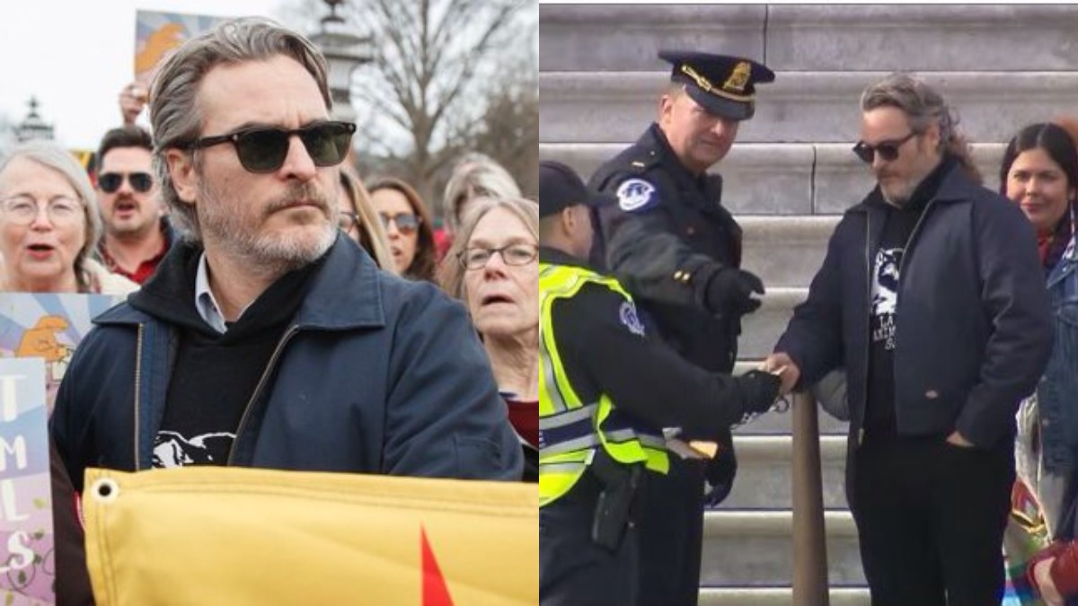 Joaquin Phoenix arrested in climate change protest