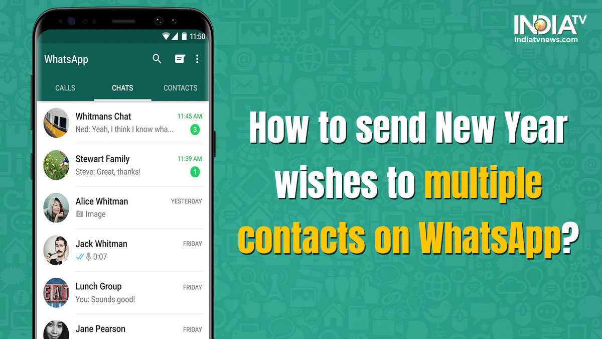 Here's how you can send Happy New Year 2020 wishes to multiple ...