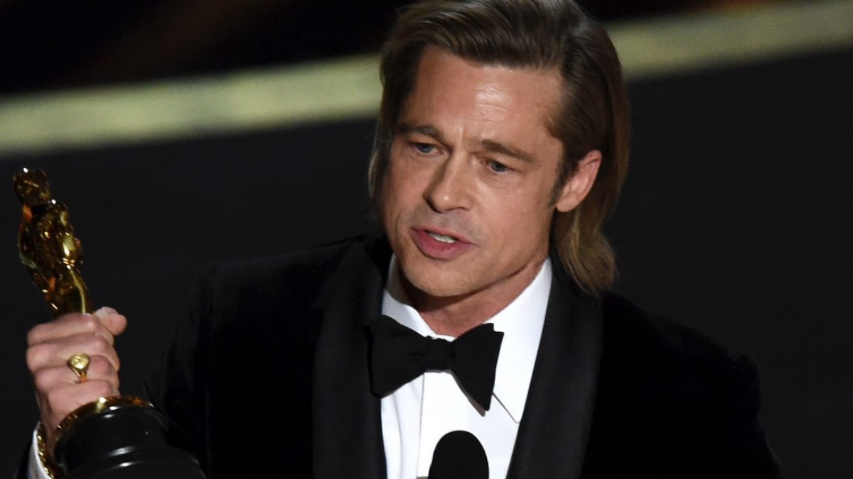 Brad Pitt says he writes his speeches, credits 'funny friends' like ...