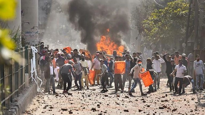 Northeast Delhi violence: Flag march in Maujpur area after clashes between pro and anti CAA protestors