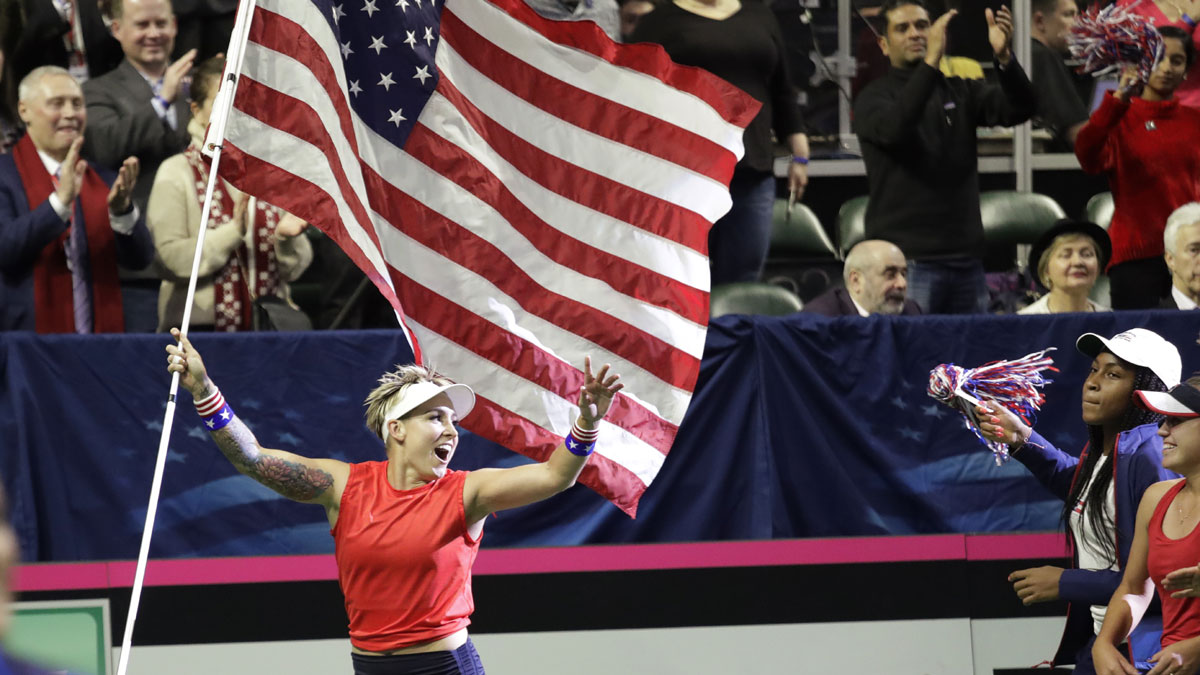 United States advance to Fed Cup Finals after doubles win over Latvia