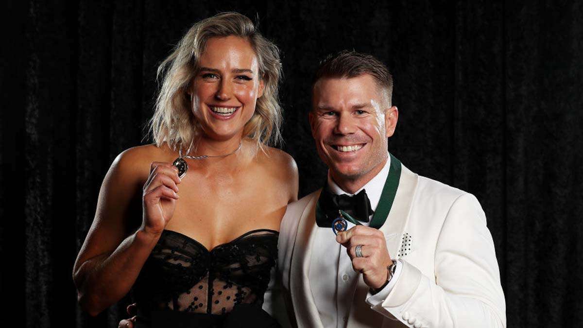 David Warner wins third Allan Border Medal, Ellyse Perry claims second Belinda Clark Award