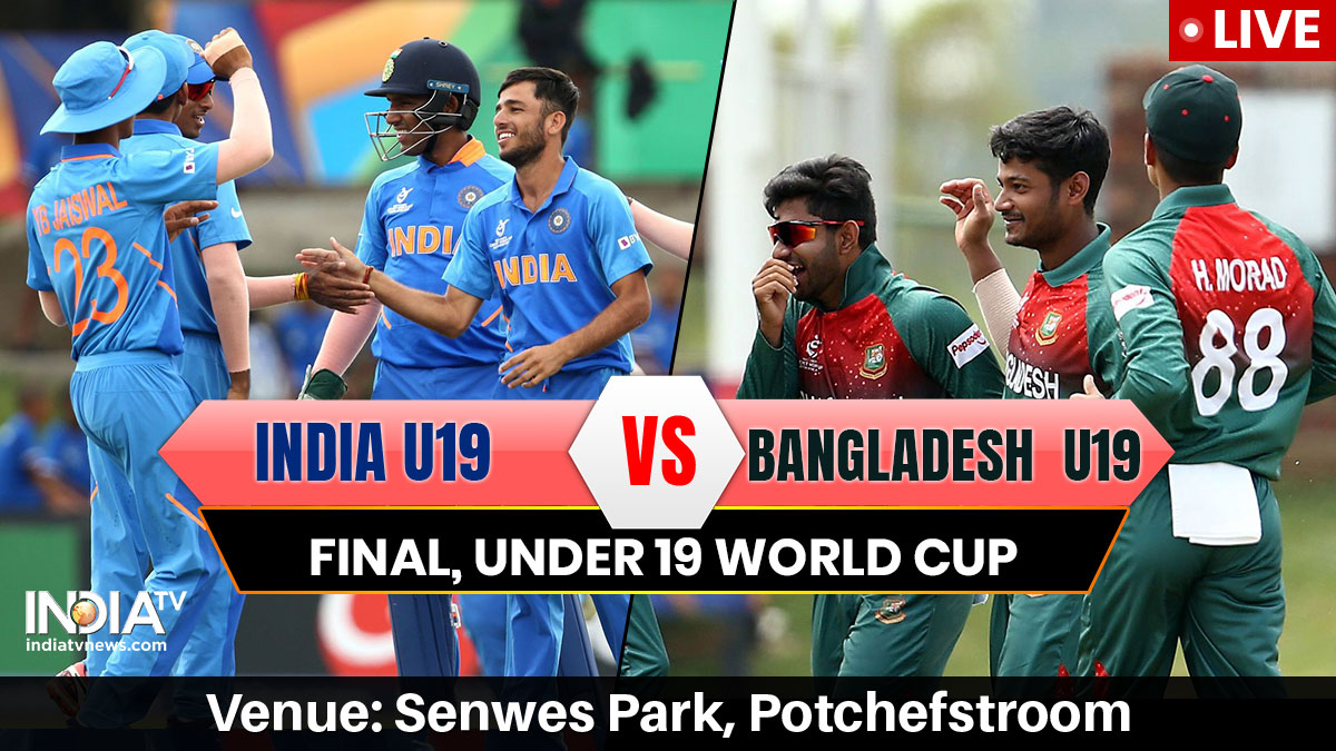 Live Match Streaming, India vs Bangladesh, U19 World Cup final IND vs BAN stream live cricket Hotstar GTV Live PTV Cricket News