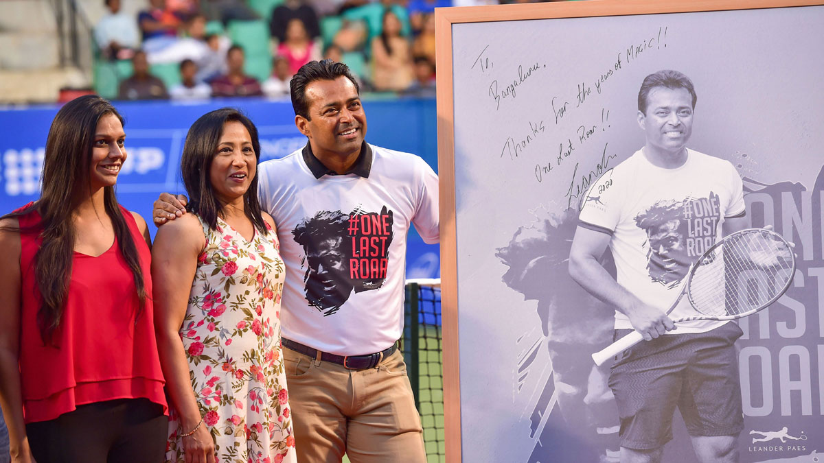 Leander Paes given a befitting farewell at Bengaluru Open