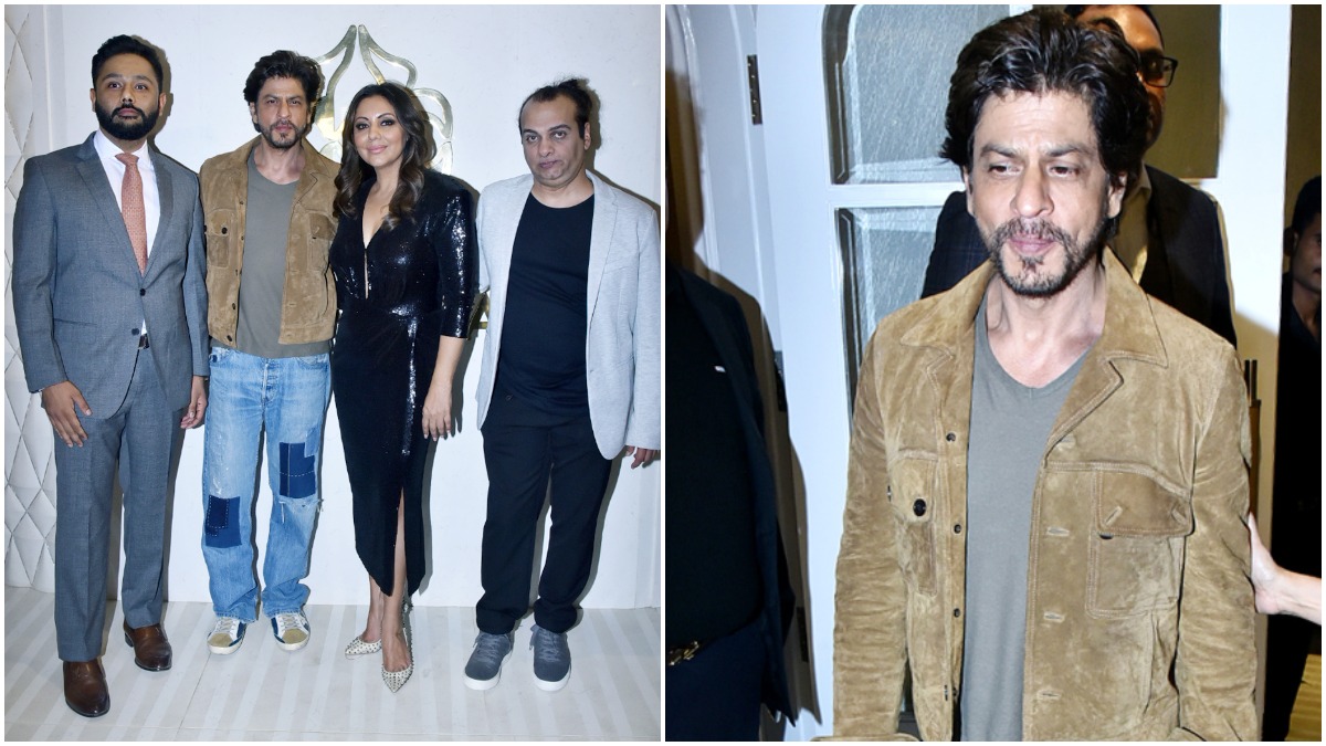 Ajaydegan And Gauri Xxx Videos - Shah Rukh Khan attends wife Gauri Khan's event in Mumbai (See Pics ...
