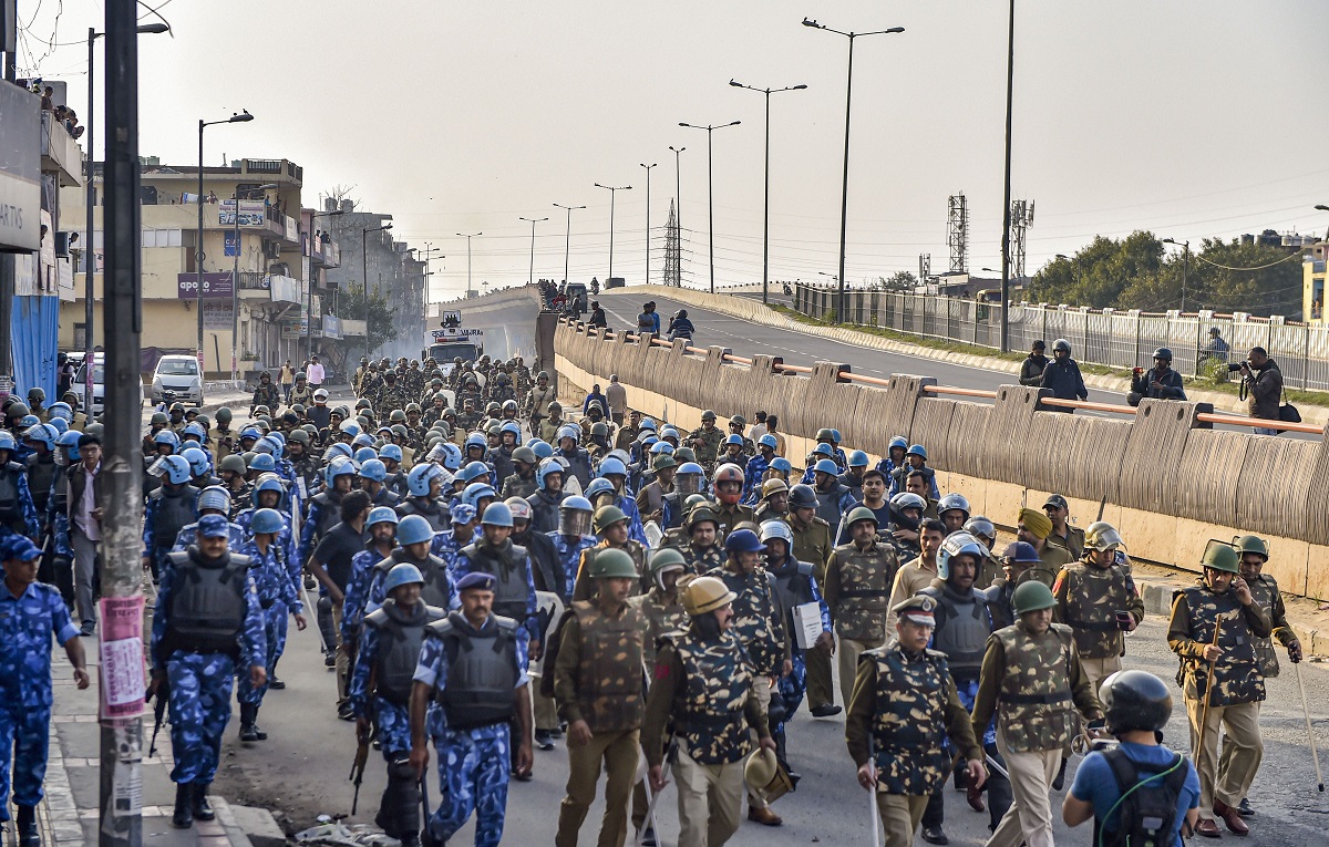 Map shows violence-affected areas in Northeast Delhi