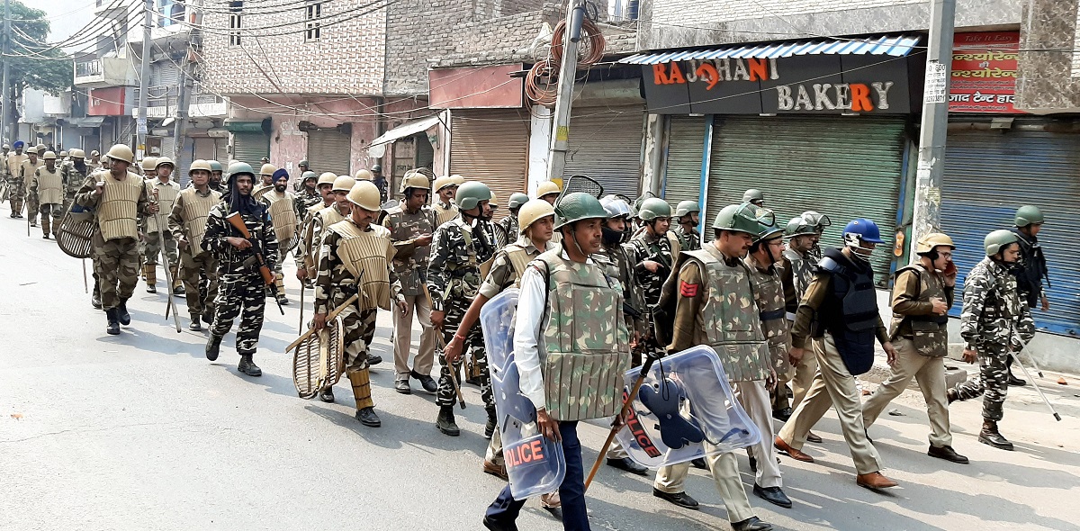 Northeast Delhi violence: Paramilitary personnel provide security for last journey of 26-year-old