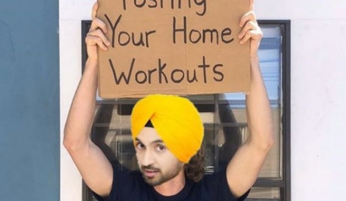 Diljit Dosanjh hilariously requests people to stop posting workout videos amid COVID-19