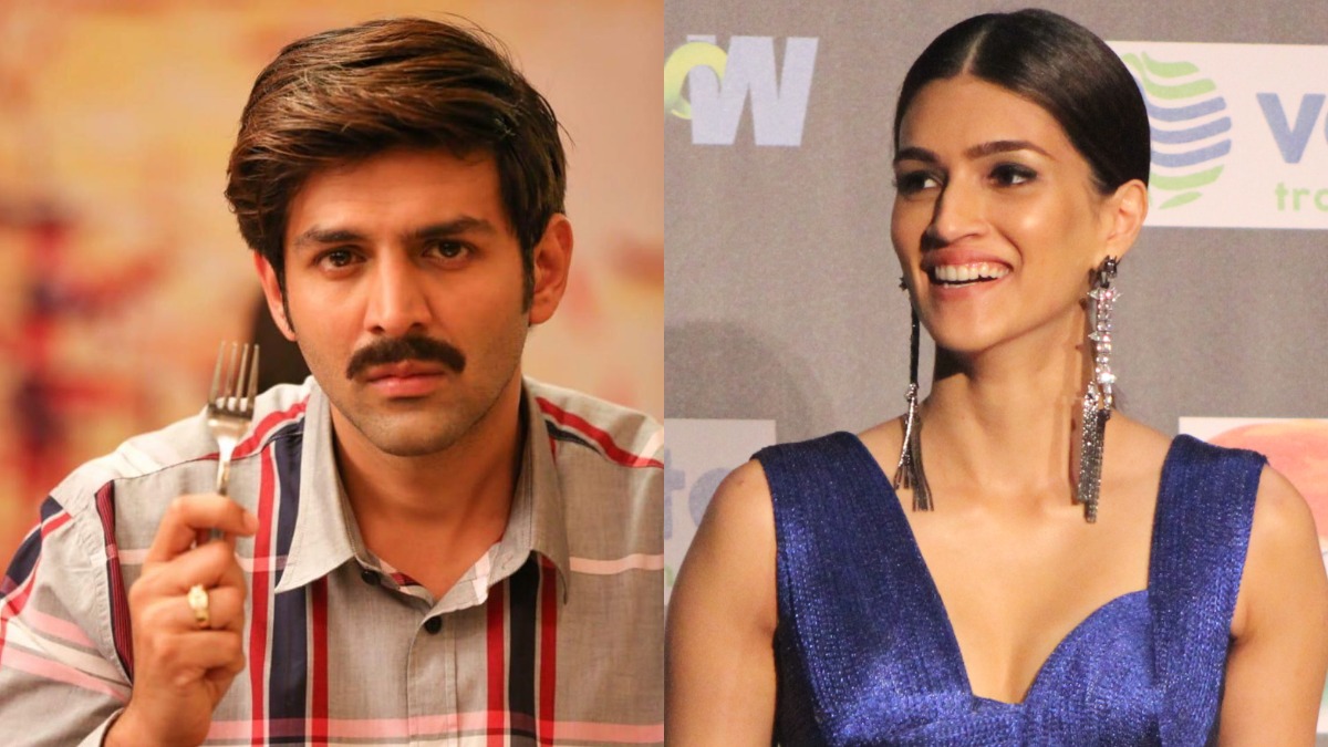 As Kartik Aaryan enjoys Pati Patni Aur Woh with parents, Kriti Sanon calls him 'Devdas.' Know why