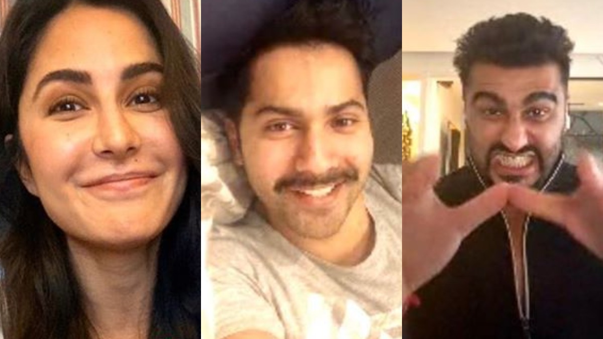 United through COVID-19: Katrina Kaif, Varun Dhawan, Arjun Kapoor bond over  video call | Celebrities News – India TV