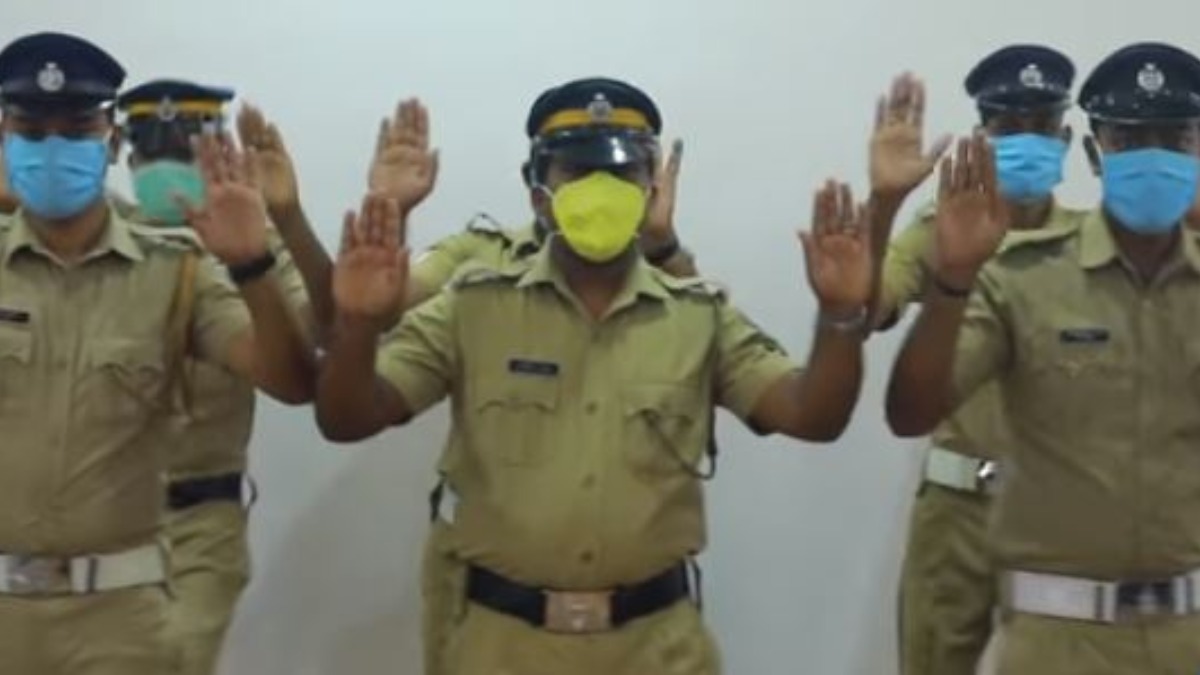 Viral Video: Hand-washing dance by Kerala police is spot on | Trending News – India TV Viral Video: Hand-washing dance by Kerala police is spot on | Trending News – India TV