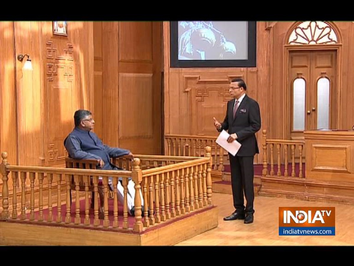 NPR, CAA won’t deprive any Indian of their citizenship: Union Minister Ravi Shankar Prasad on Aap Ki Adalat