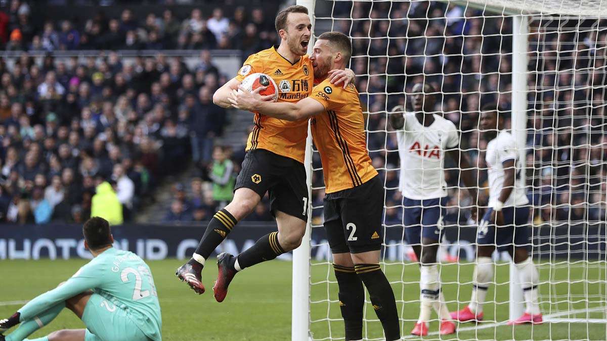 Premier League: Wolves beat Tottenham Hotspur to help push for Champions League spot