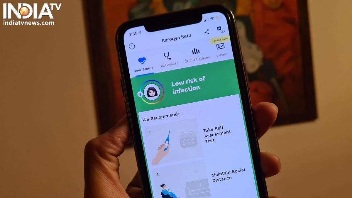 Aarogya Setu Covid 19 Tracking App Receives New Features Ui Know Details Technology News India Tv