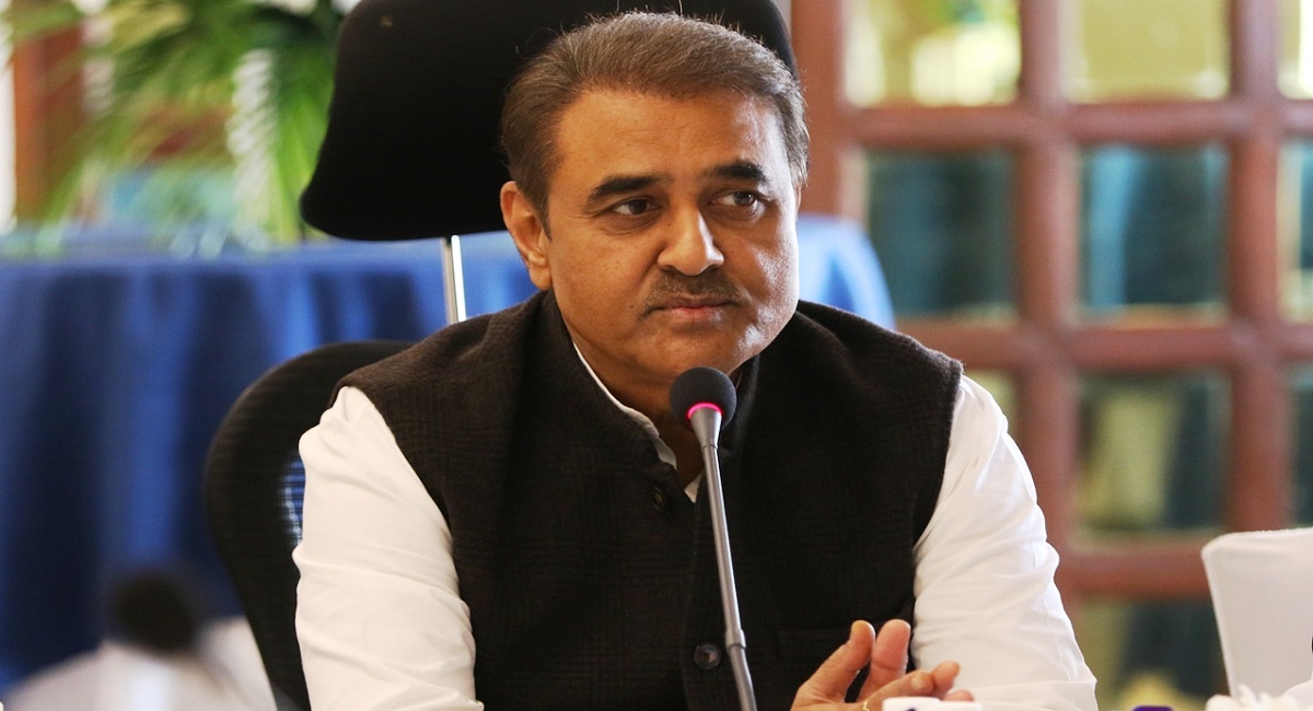 AIFF President Praful Patel talked to Indian coaches via video conference.