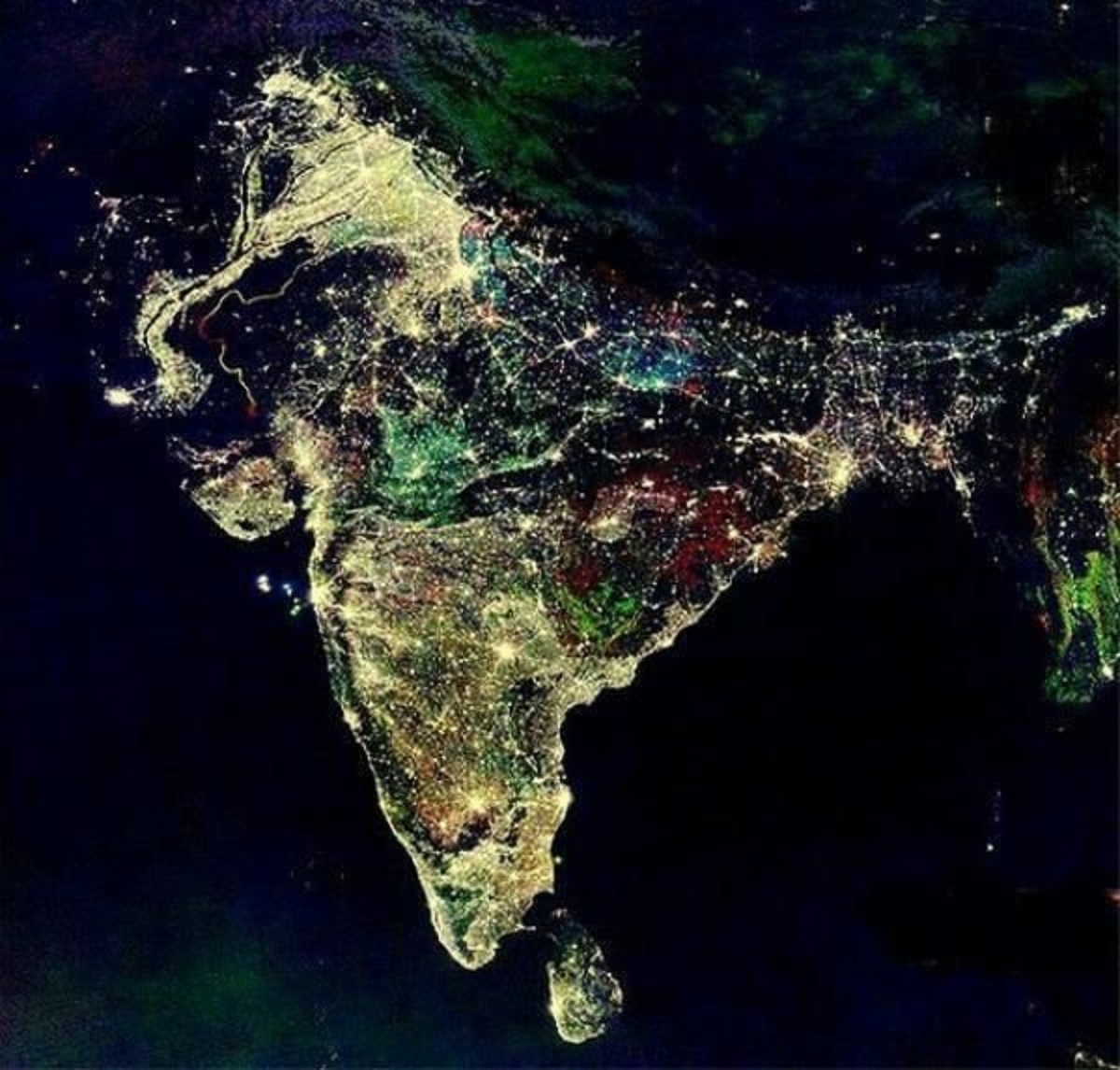 No Nasa Has Not Yet Released Any Image Of India Lighting Diyas On