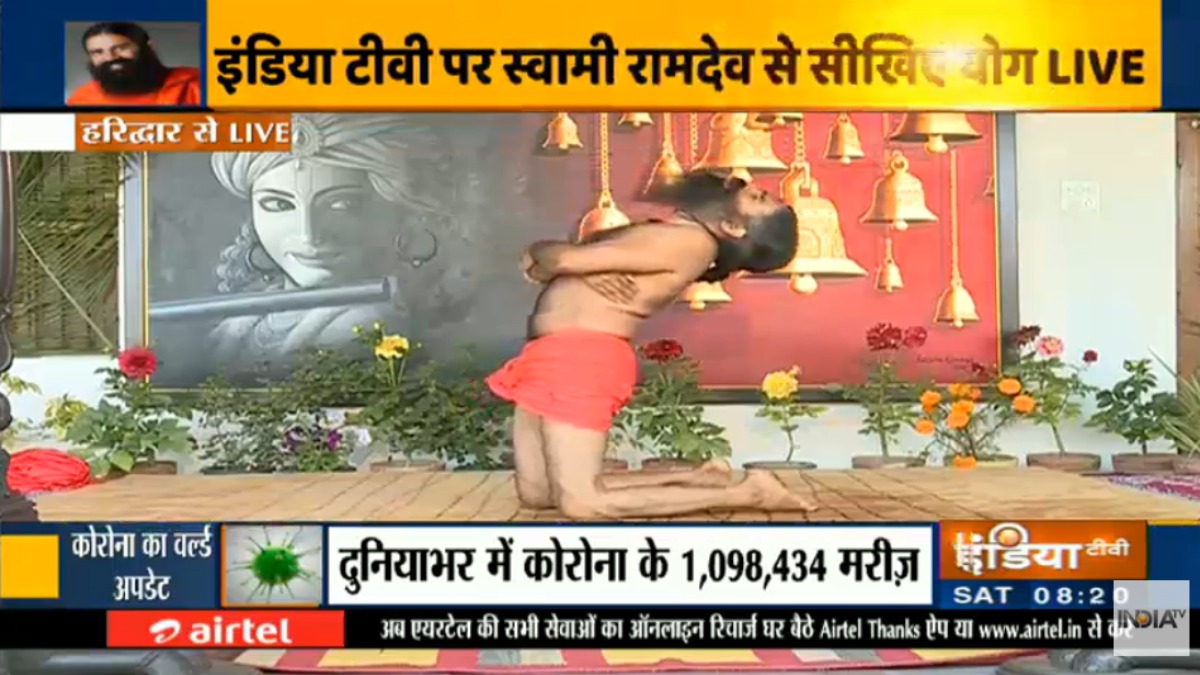 EXCLUSIVE  Yoga For Weight Loss: Lose 1 kg in 24 hours, Swami Ramdev shows  how – India TV