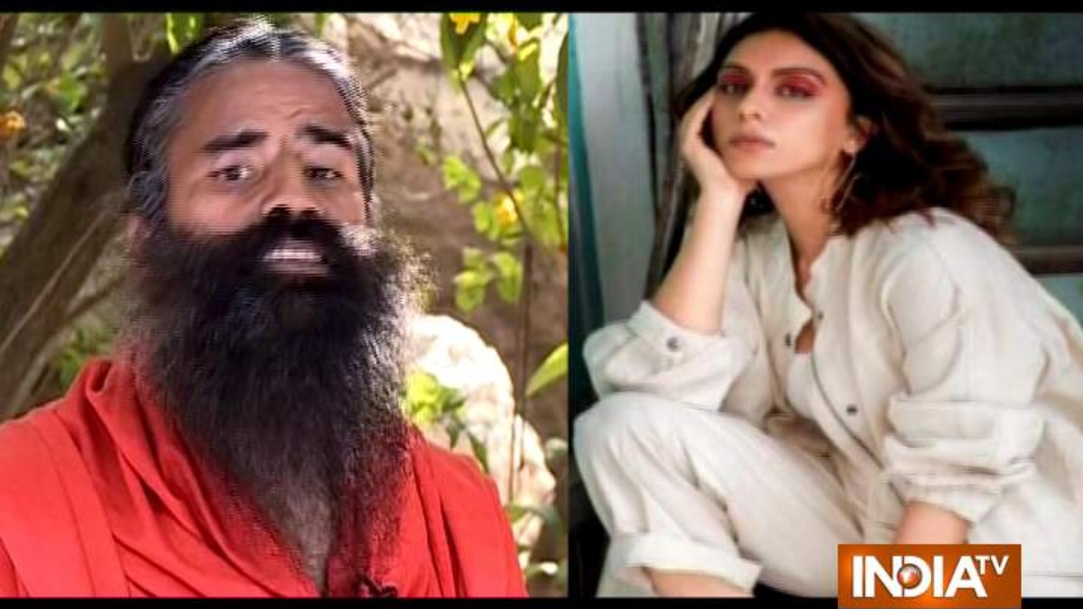 1200px x 675px - EXCLUSIVE: Swami Ramdev shares yoga tips with actress Zoa Morani to avoid  COVID-19 relapse â€“ India TV