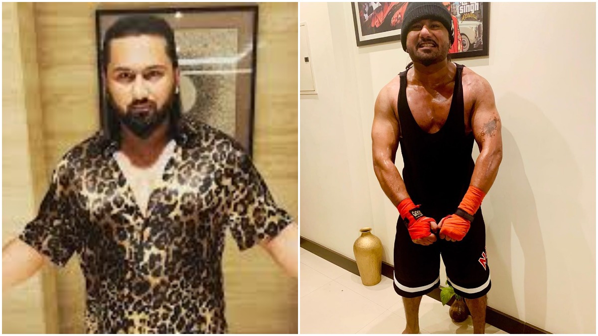 Yo Yo Honey Singh Flaunts Muscular Toned Look See Rapper S Amazing Body Transformation Pics