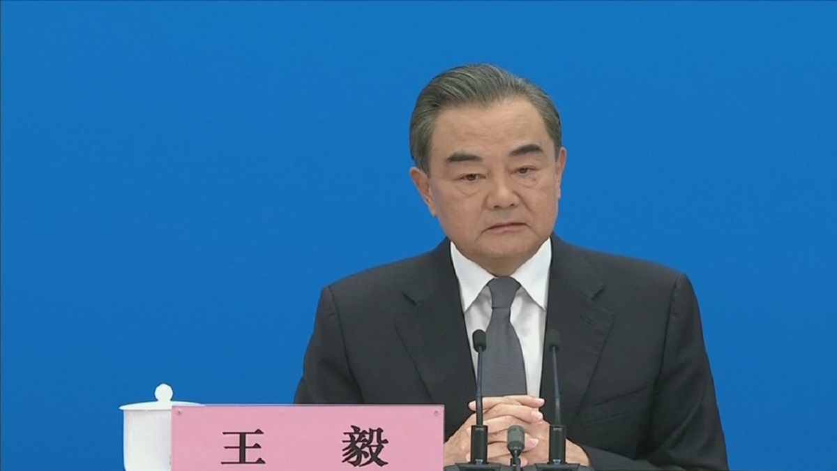 China Foreign Minister Says Won't Stop Moving Forward Pointing Fingers 