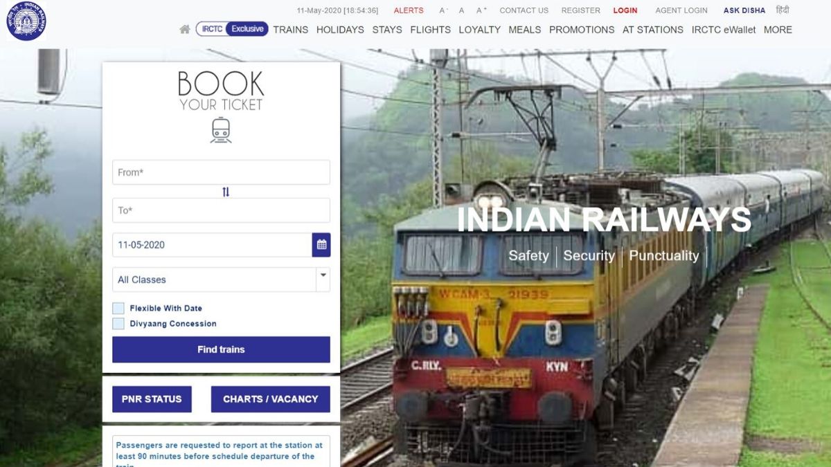 Irctc Is Now Taking Train Reservations Here S How Book Ticket Via Irctc Website India Tv