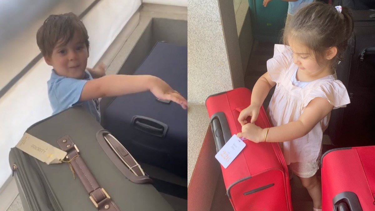 Karan Johar's kids Yash, Roohi wanting to go to the airport is basically all of us right now. Watch video