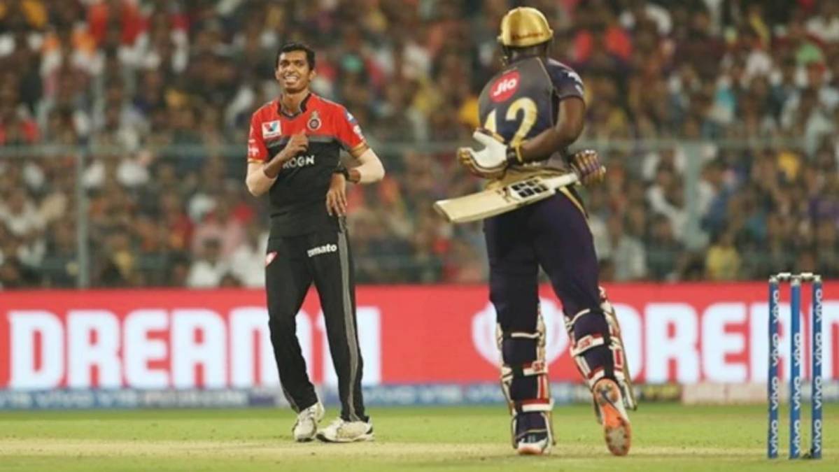 He is thin but bowls pretty fast: When Navdeep Saini surprised Andre Russell in IPL with his raw pace