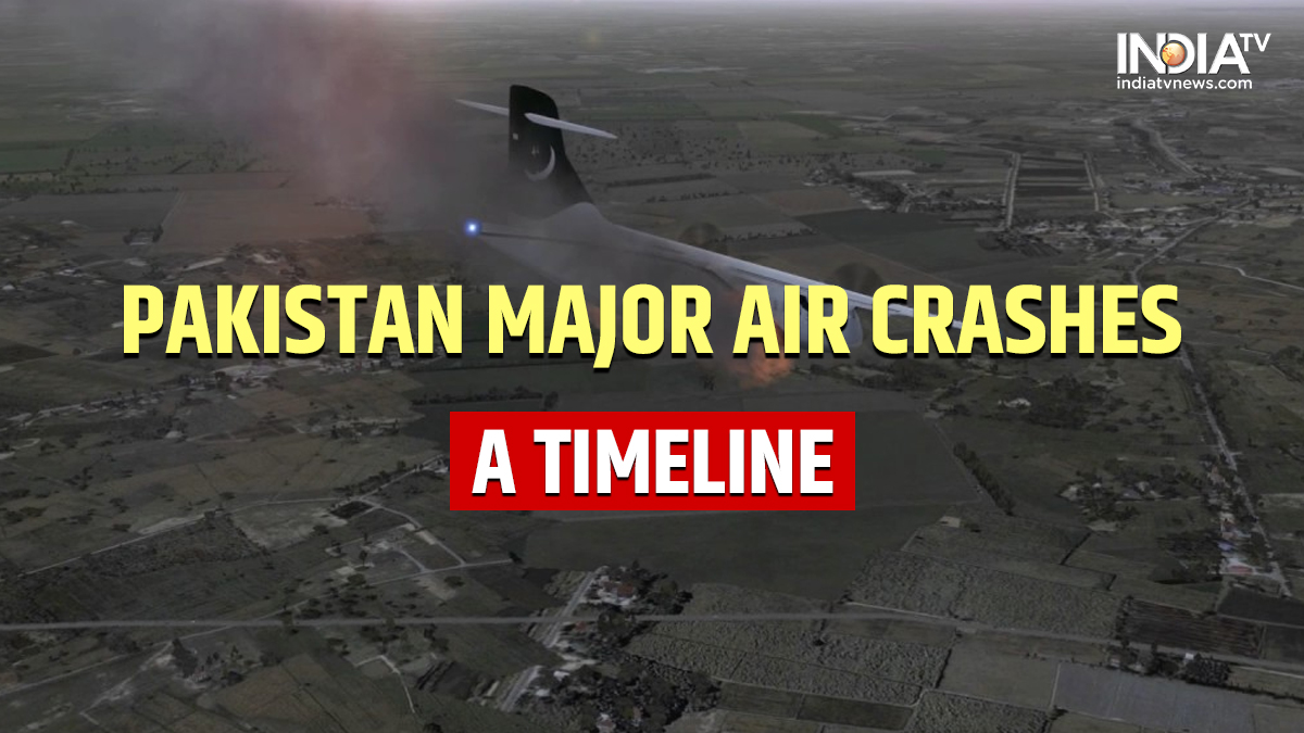 Major air crashes in Pakistan A timeline India TV