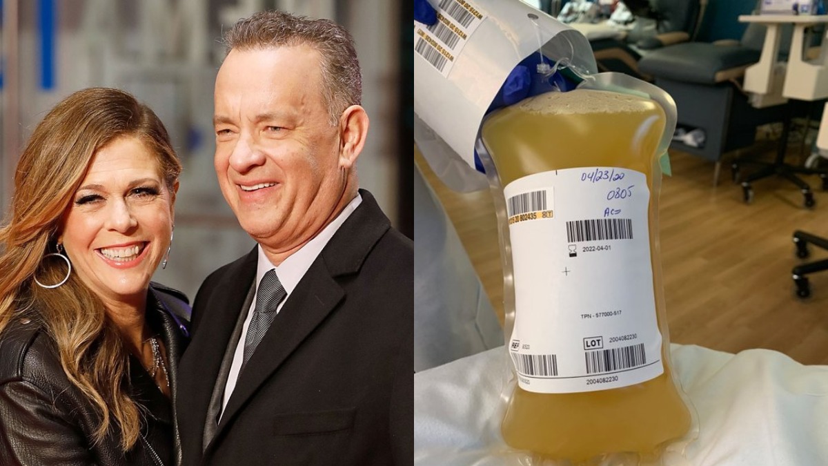 COVID19 survivor Tom Hanks shares picture of his donated plasma