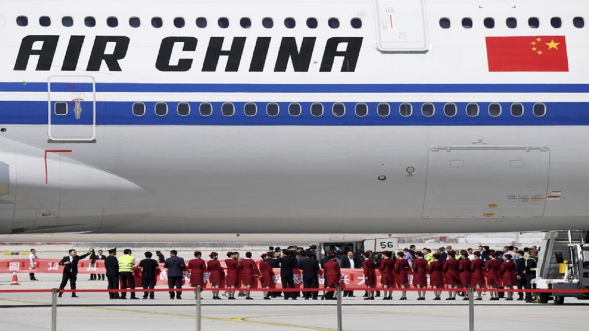 An Air China flight at Beijing's international airport (representational image)