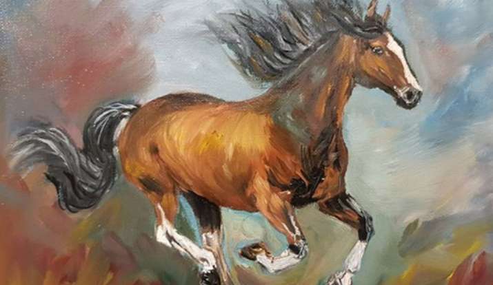 Learn about Vastu Shastra Horse Painting  Wall Curry