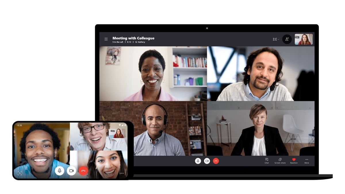 skype video conferencing call