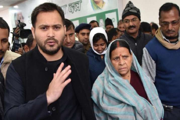 Rabri Devi, Tejashwi among RJD leaders booked for lockdown violation