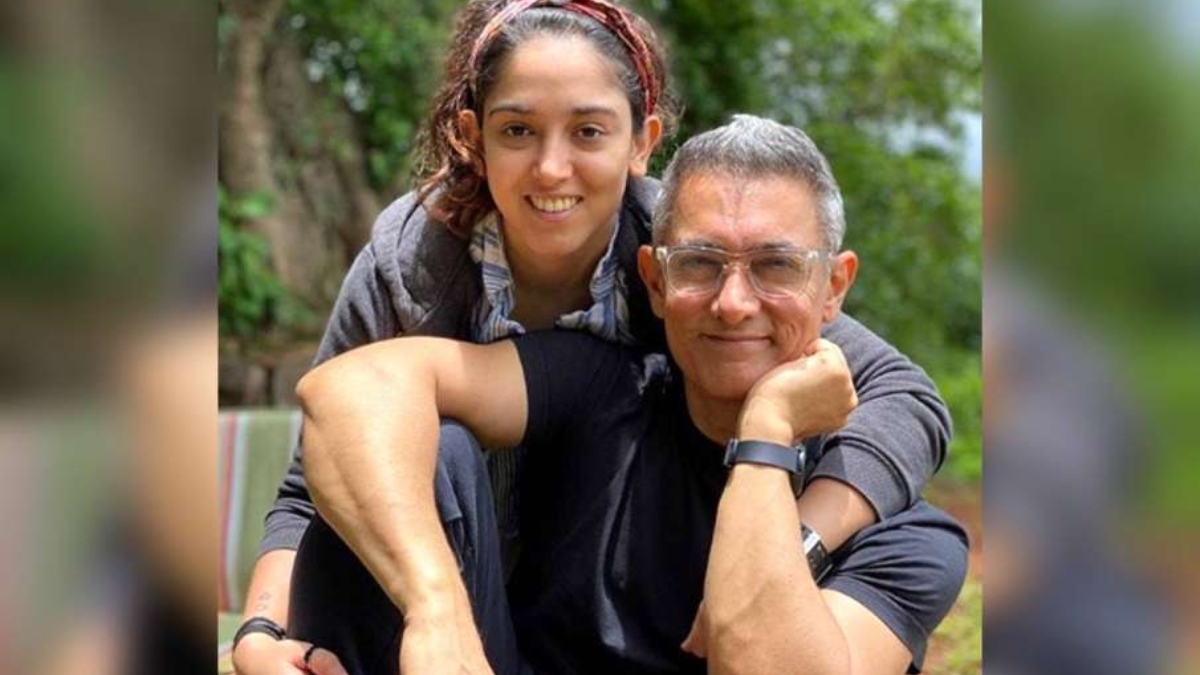 Aamir Khan's fans in awe of his new 'grey hair' look after daughter Ira's  Father's Day post | Celebrities News – India TV