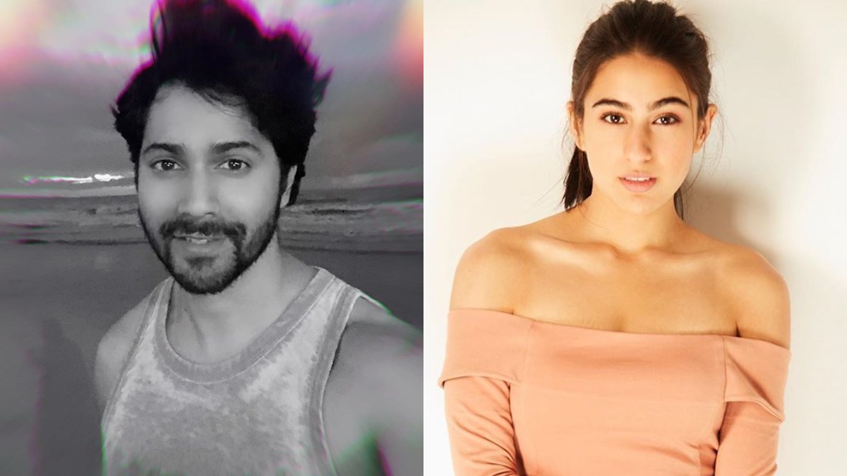 Sara Ali Khan's reaction to Coolie No. 1 costar Varun Dhawan's beach selfie is hilarious