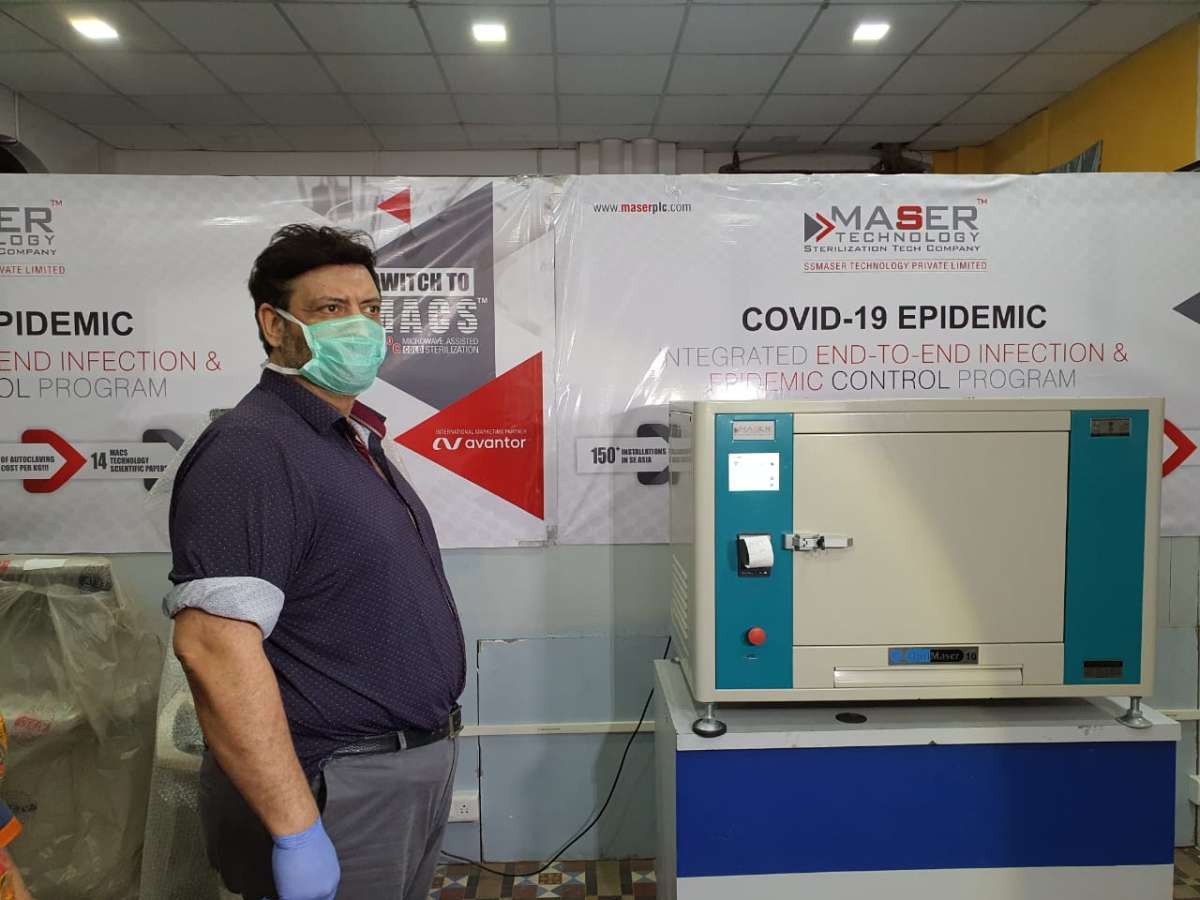 Lucknow company develops sterilizing machine for N95 masks, PPE kits