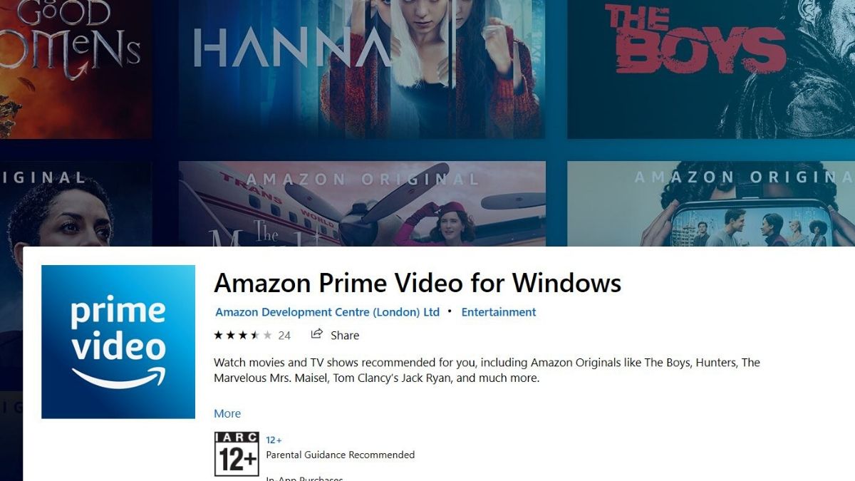 prime video for windows download location