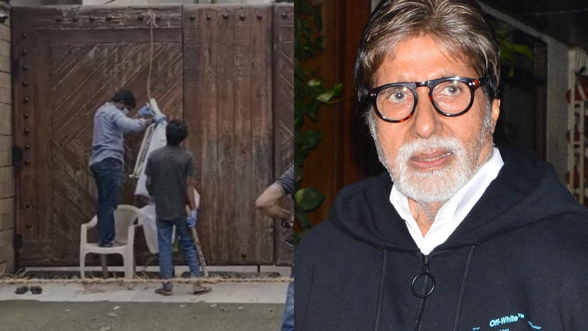 BMC removes containment zone poster from Amitabh Bachchan's house Jalsa